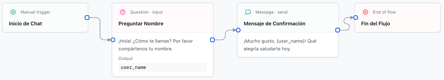 Pregunta y Captura de Variables